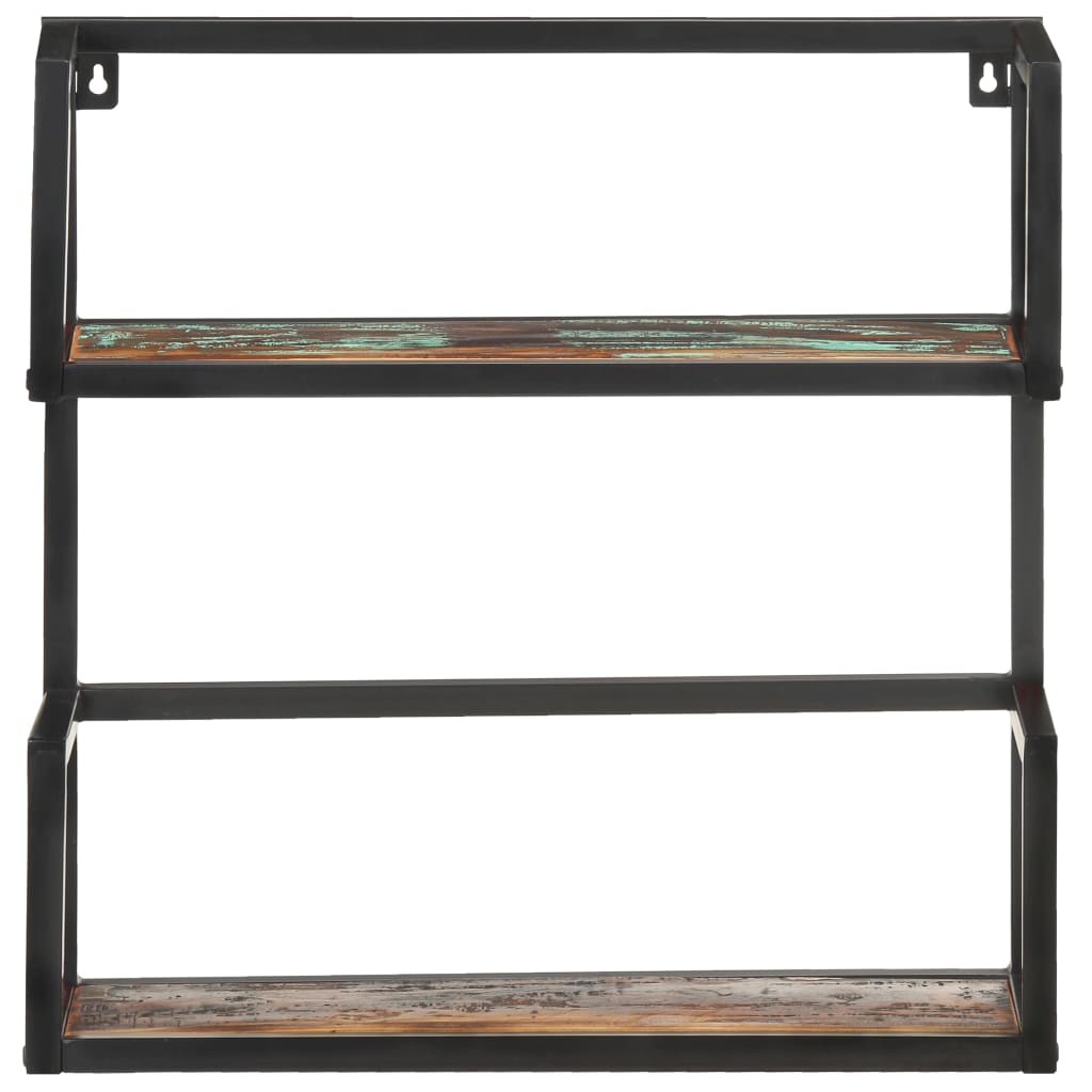 vidaXL Wall Shelf 35.4"x7.9"x23.6" Solid Reclaimed Wood