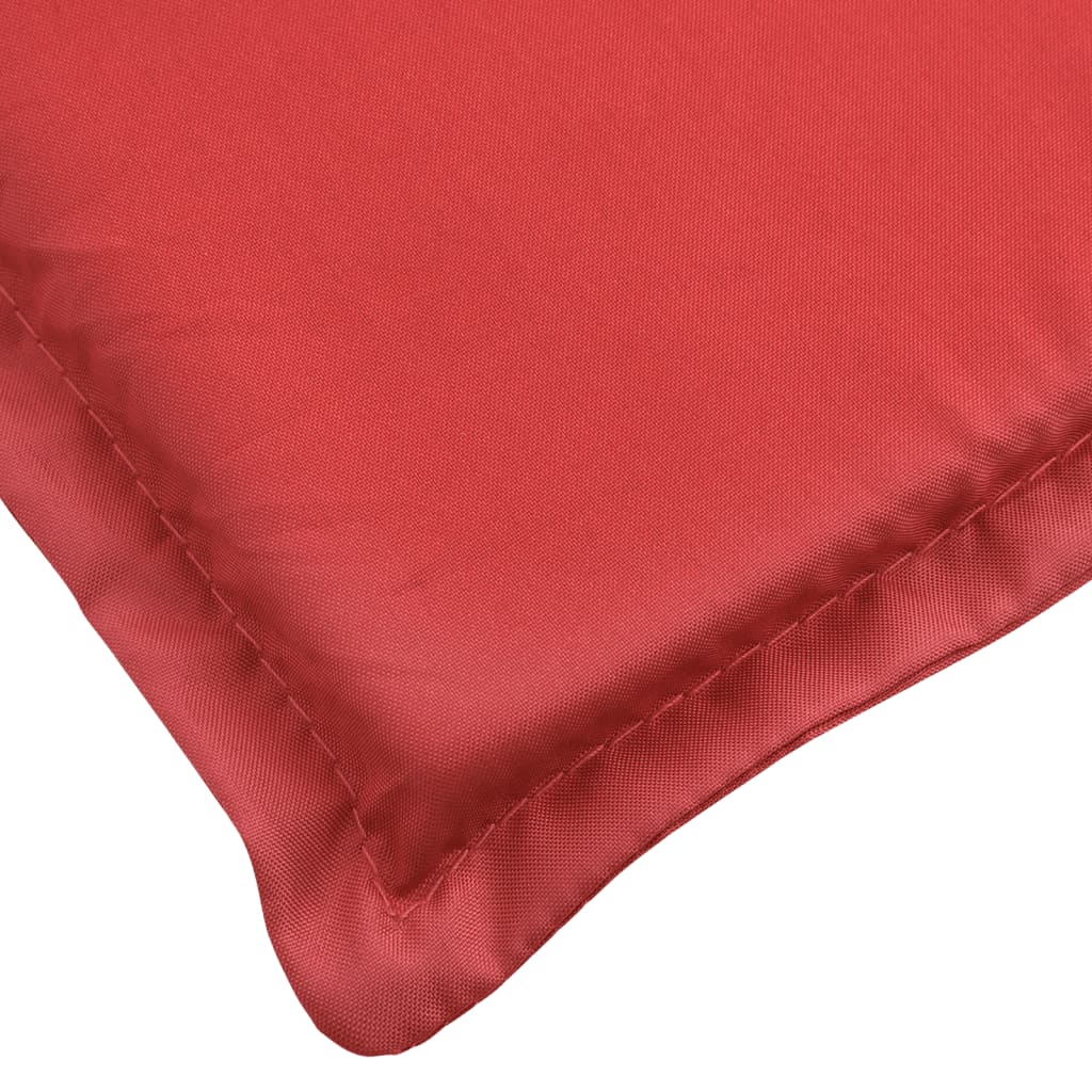 vidaXL Deck Chair Cushion Red (29.5"+41.3")x19.7"x1.6"