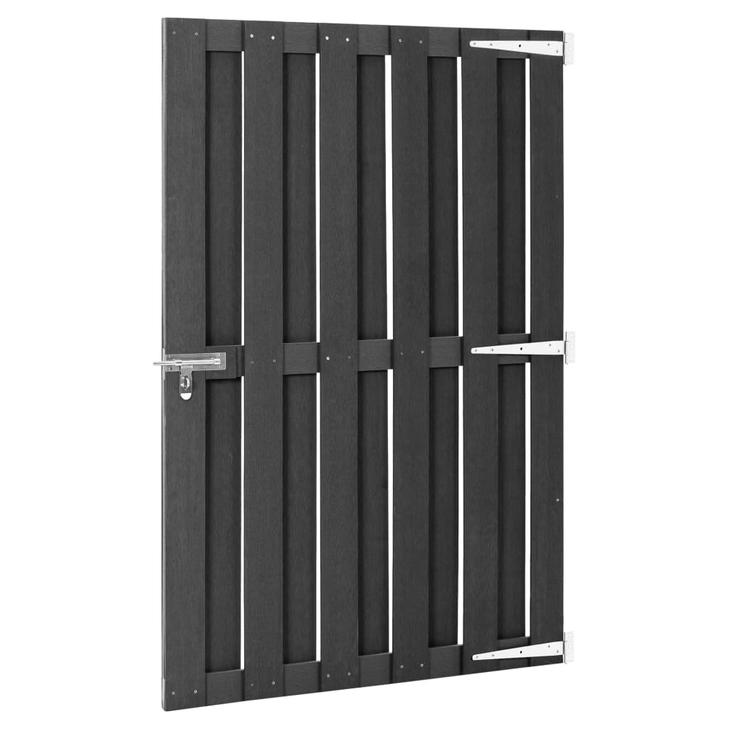 vidaXL Garden Gate WPC 39.4"x59.1" Gray