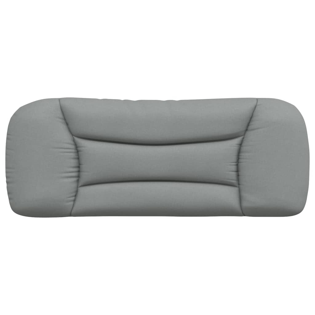 vidaXL Headboard Cushion Light Gray 39.4" Fabric