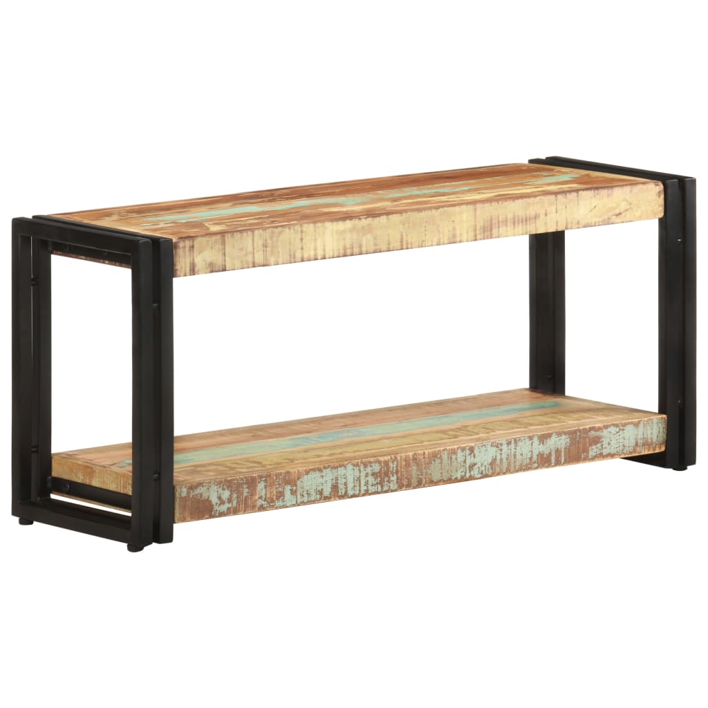 vidaXL TV Stand 35.4"x11.8"x15.7" Solid Wood Reclaimed