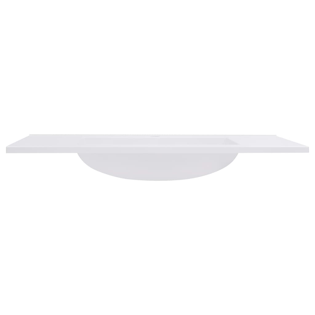 vidaXL Built-in Wash Basin 29.5"x18.1"x5.1" SMC White