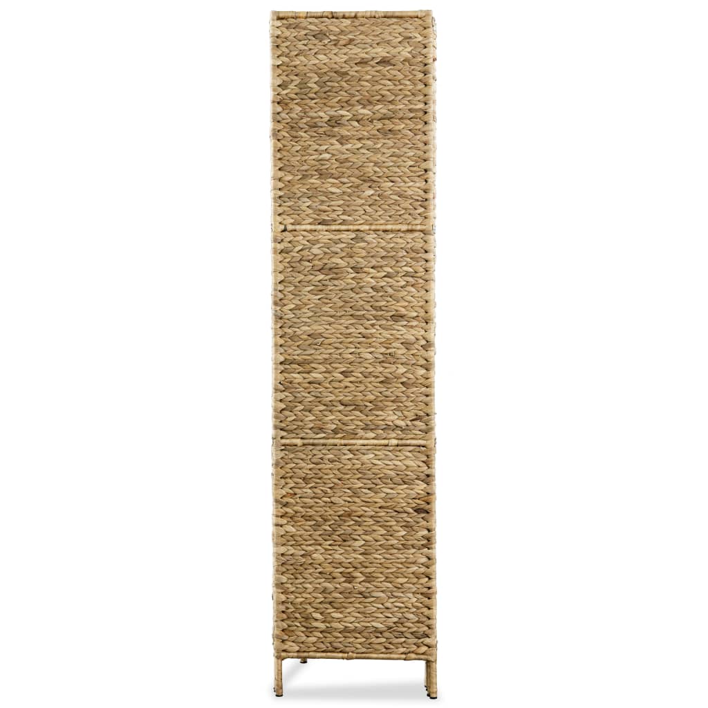 vidaXL 4-Panel Room Divider 60.6"x63" Water Hyacinth