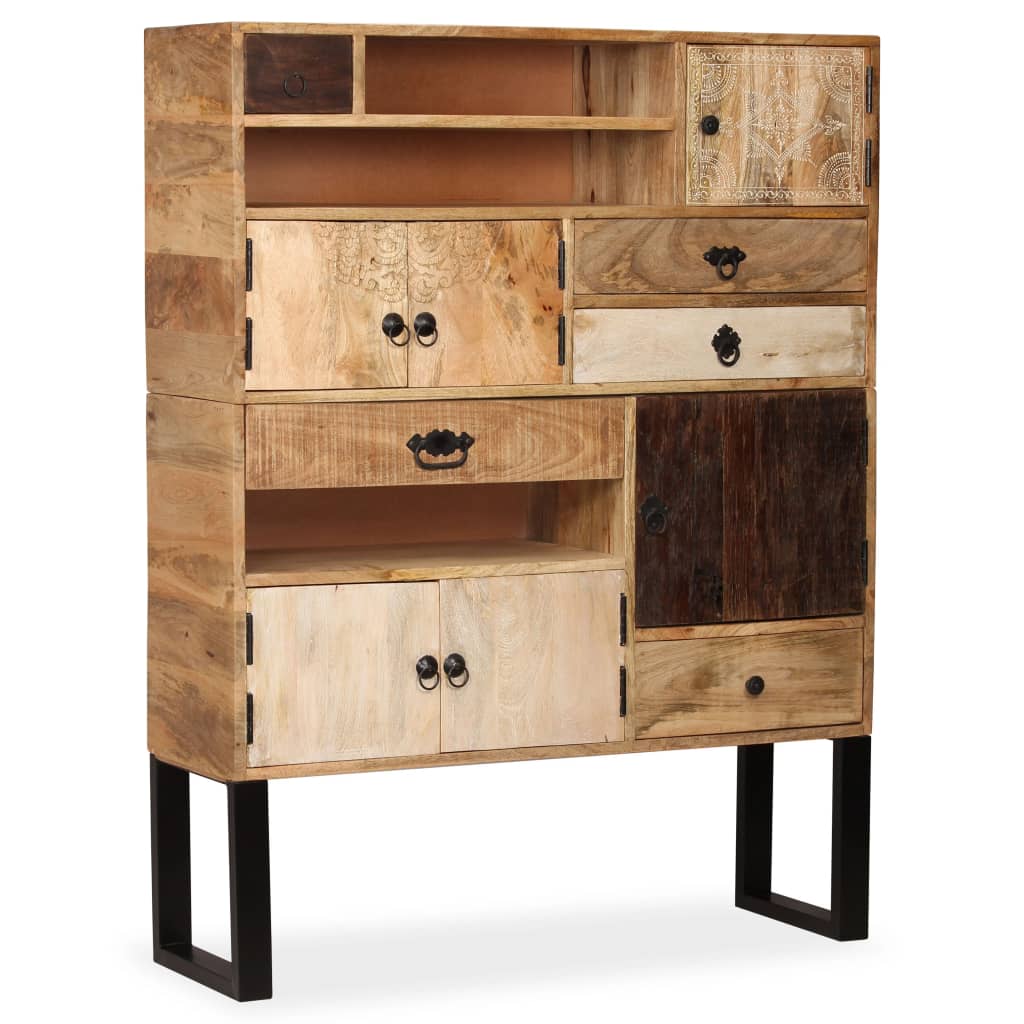 vidaXL Sideboard Solid Mango Wood 39.4"x11.8"x51.2"