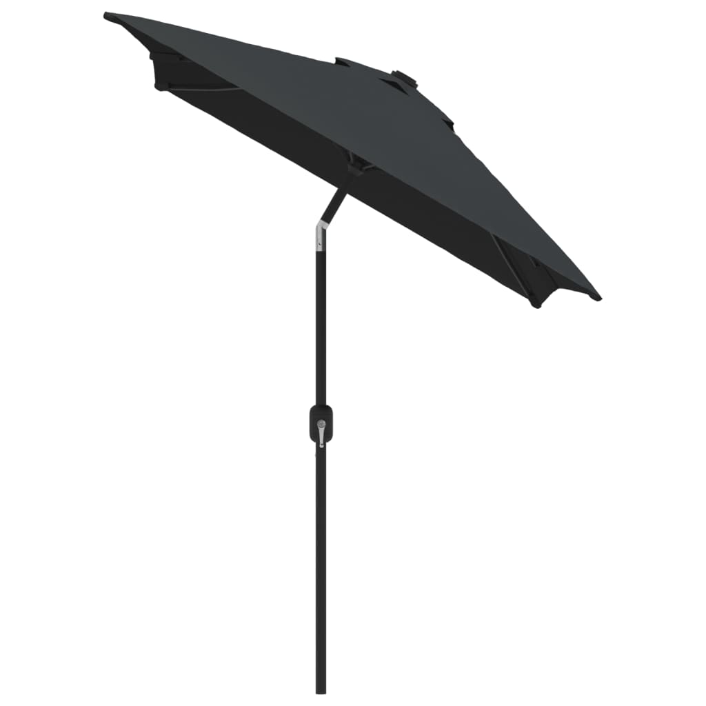 vidaXL Outdoor Parasol with Metal Pole 118.1"x78.7" Anthracite