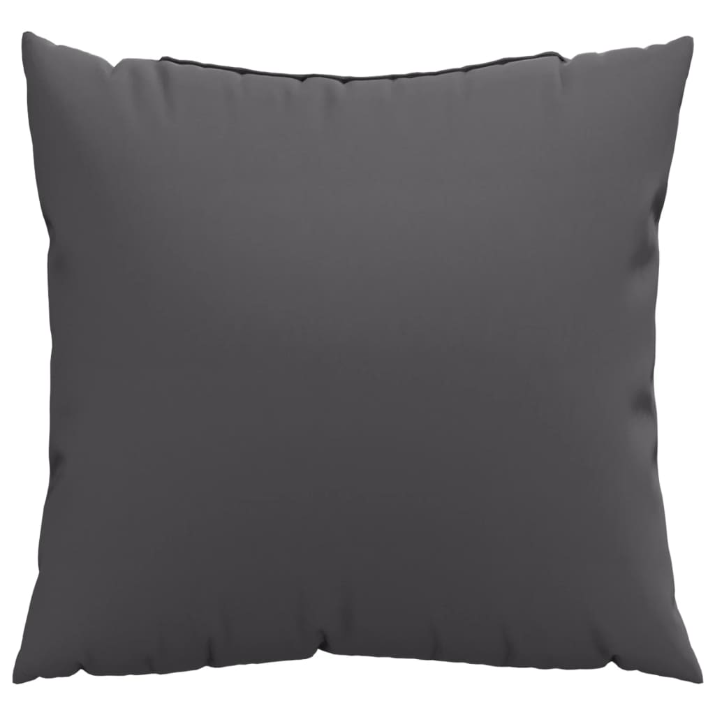 vidaXL Throw Pillows 4 pcs Anthracite 15.7"x15.7" Fabric