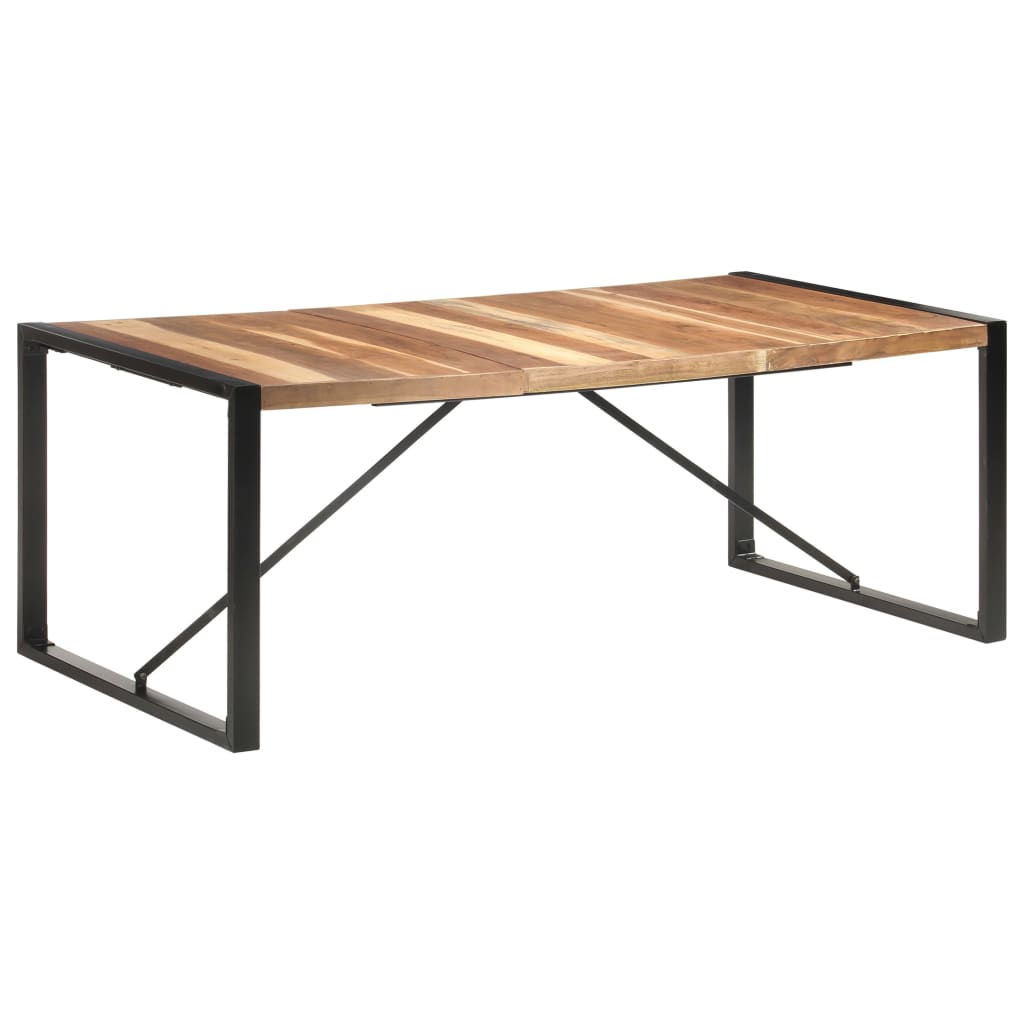 vidaXL Dining Table 78.7"x39.4"x29.5" Solid Wood