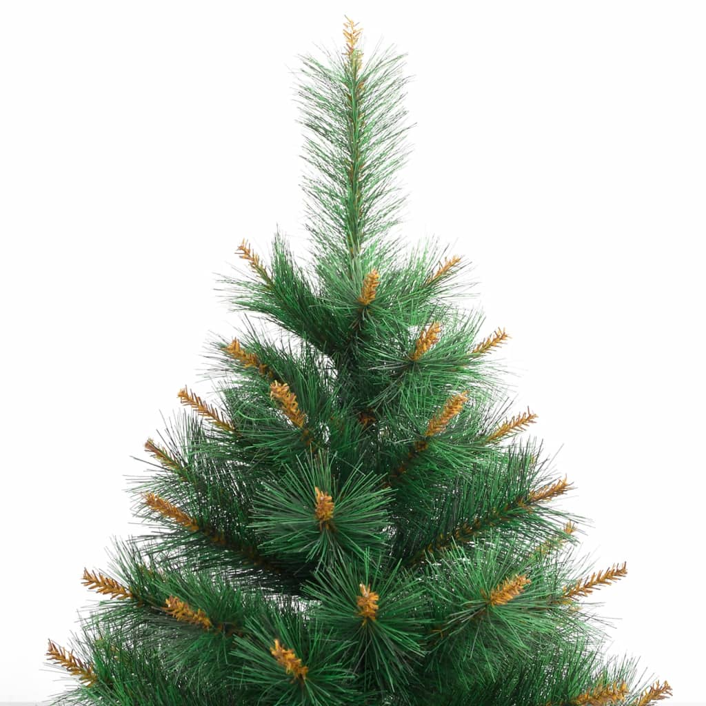 vidaXL Artificial Hinged Christmas Tree with Stand 82.7"