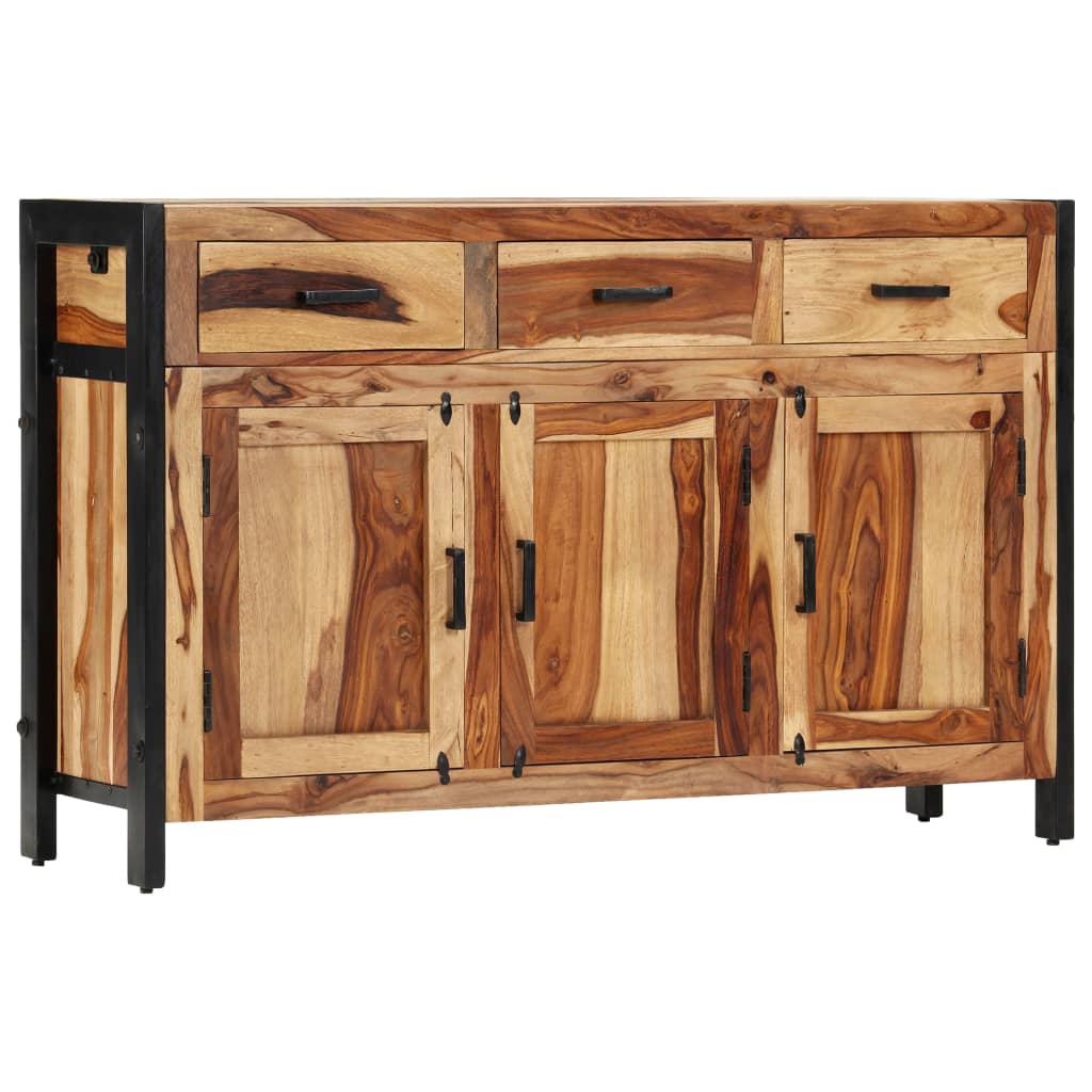 vidaXL Sideboard 47.2"x13.8"x29.5" Solid Sheesham Wood