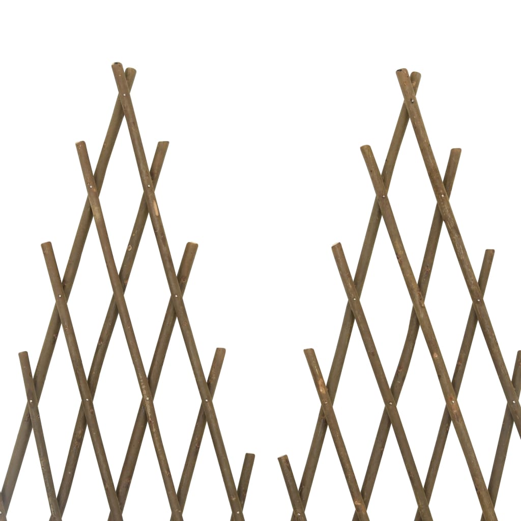 vidaXL Garden Trellis Fences 5 pcs 66.9"x29.5" Willow