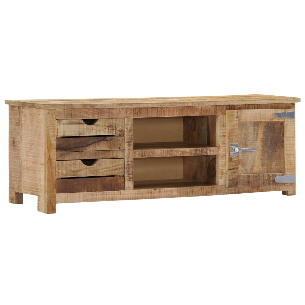 vidaXL TV Stand 47.2"x11.8"x15.7" Solid Wood Mango