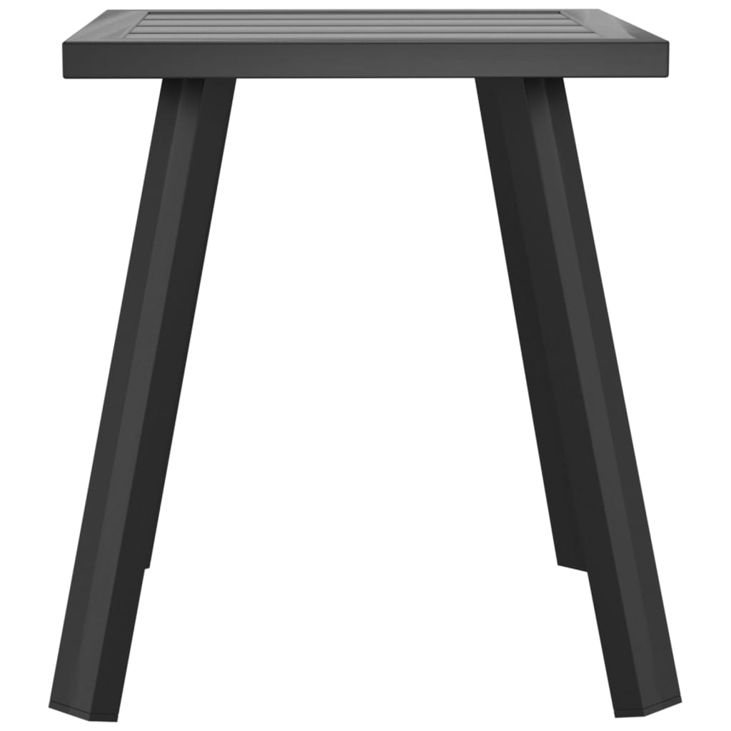 vidaXL Patio Table Anthracite 13.4"x13.4"x15" Steel