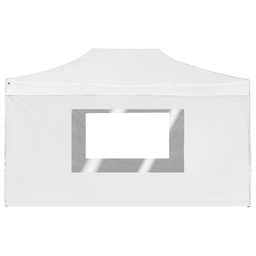 vidaXL Professional Folding Party Tent with Walls Aluminum 14.8'x9.8' White