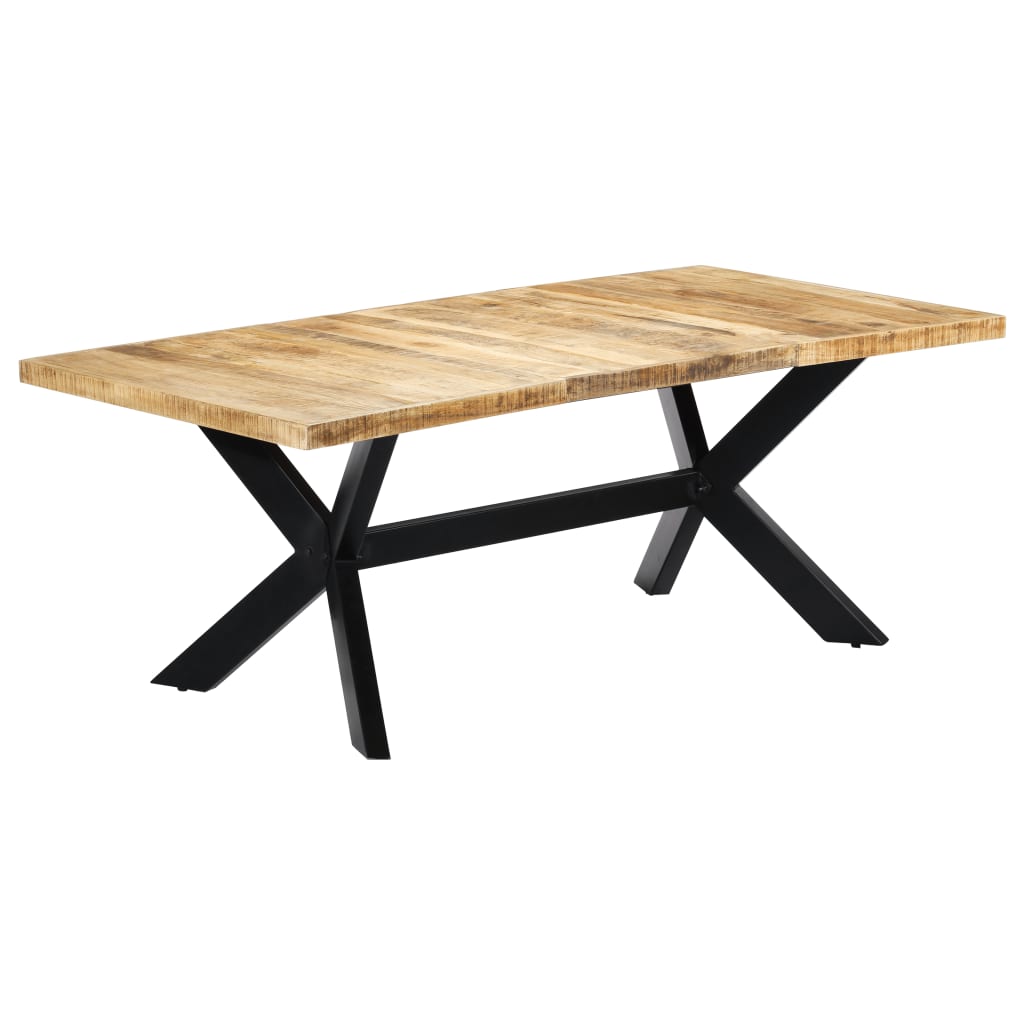 vidaXL Dining Table 78.7"x39.4"x29.5" Solid Mango Wood