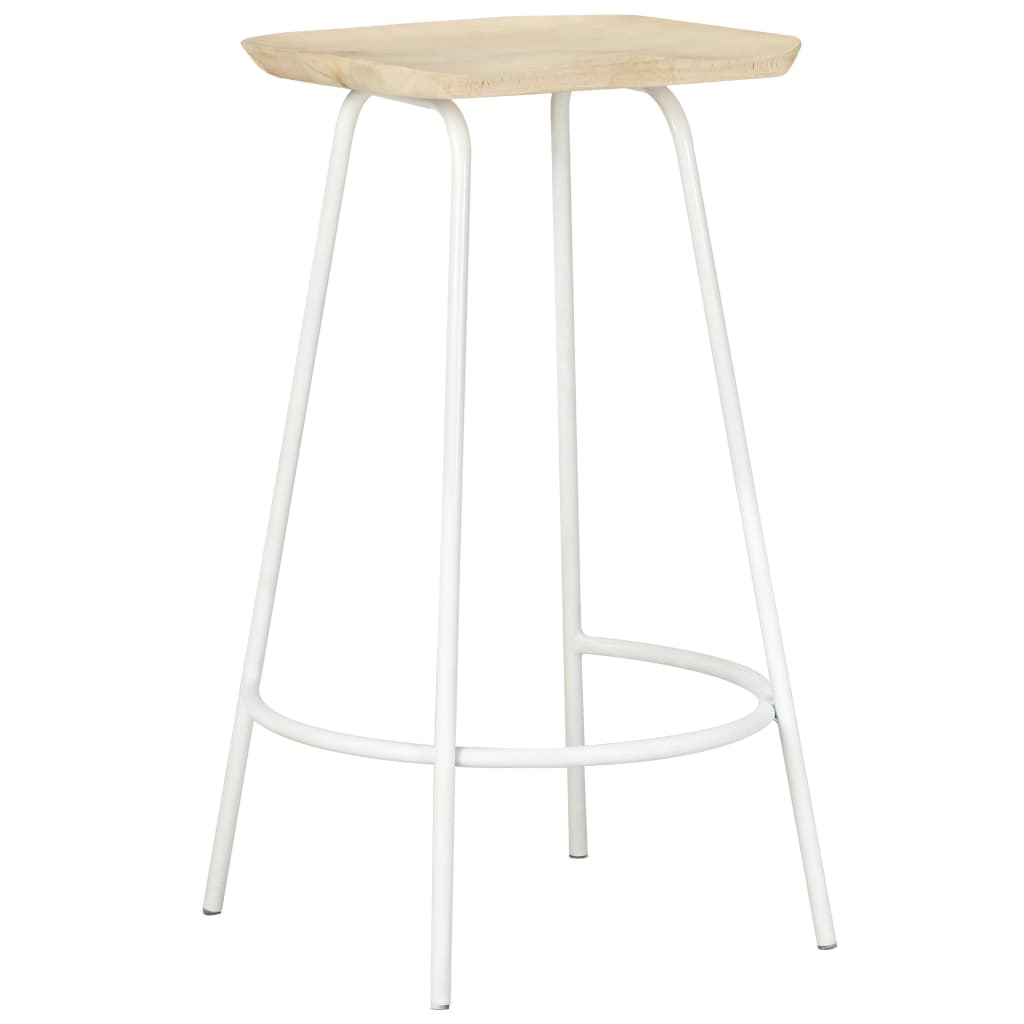 vidaXL Bar Stools 4 pcs Solid Mango Wood