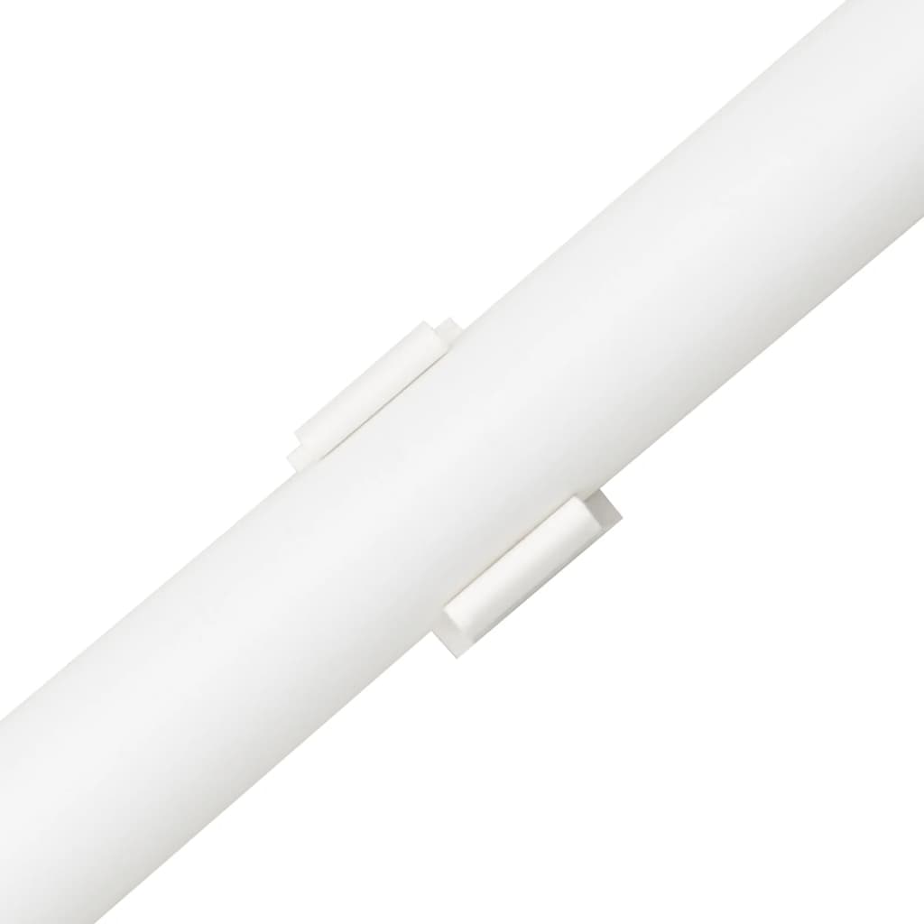 vidaXL Cable Trunkings with Clips Ø0.63" 98.4' PVC