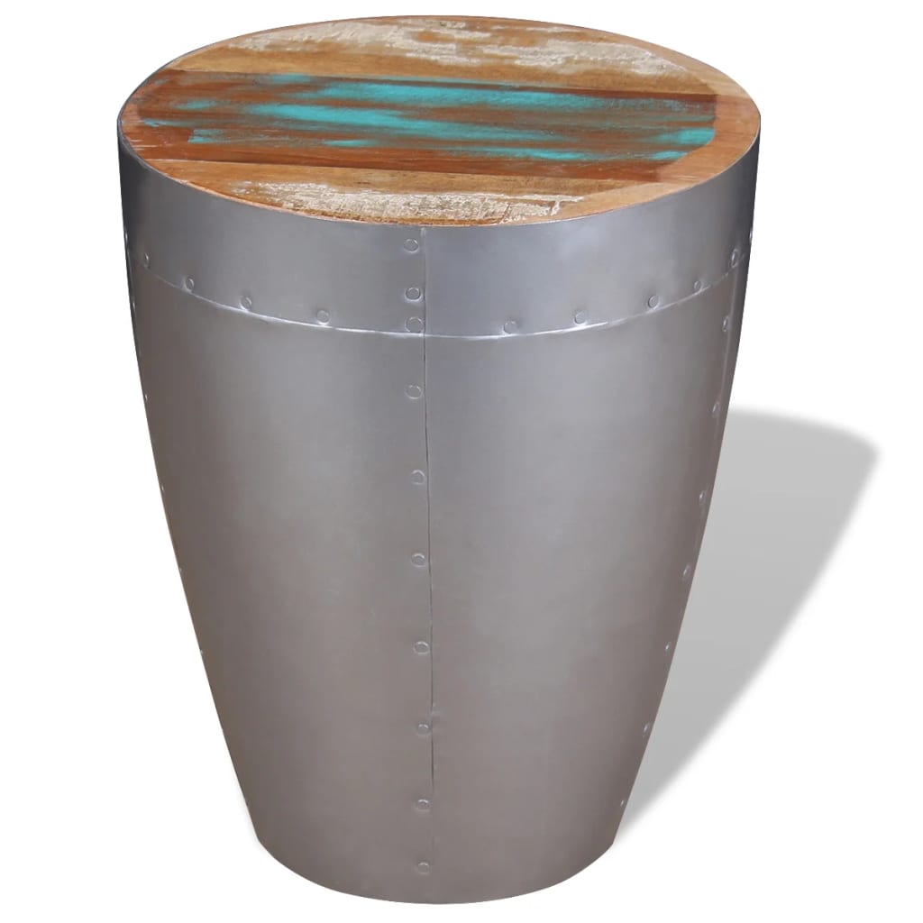 vidaXL Aviator Stool Solid Reclaimed Wood