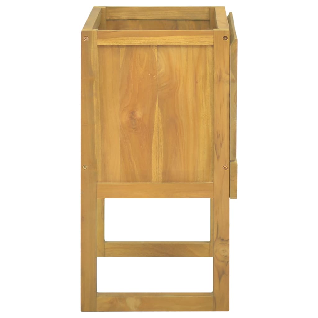 vidaXL Bathroom Cabinet 23.6"x15.7"x29.5" Solid Wood Teak