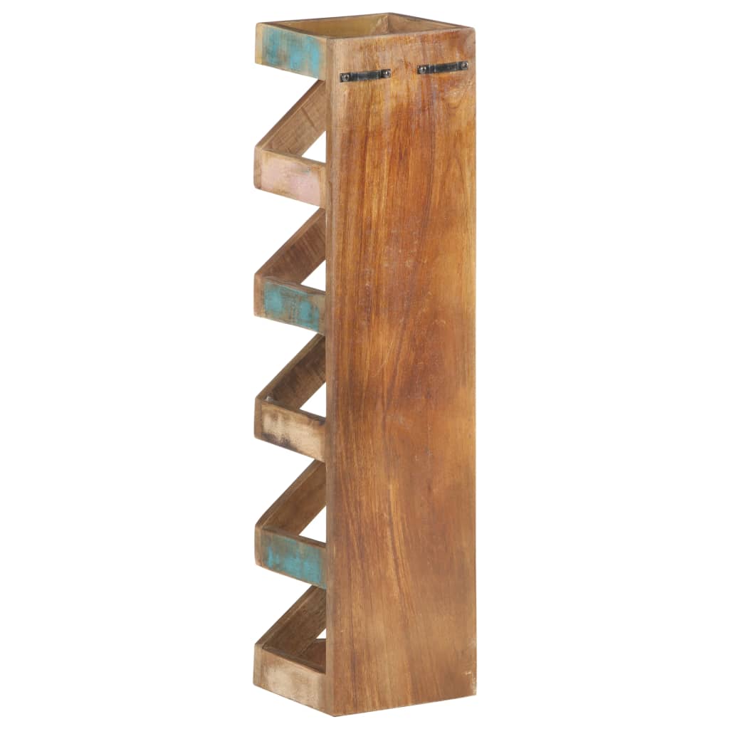 vidaXL Wine Rack for 5 Bottles Solid Reclaimed Wood