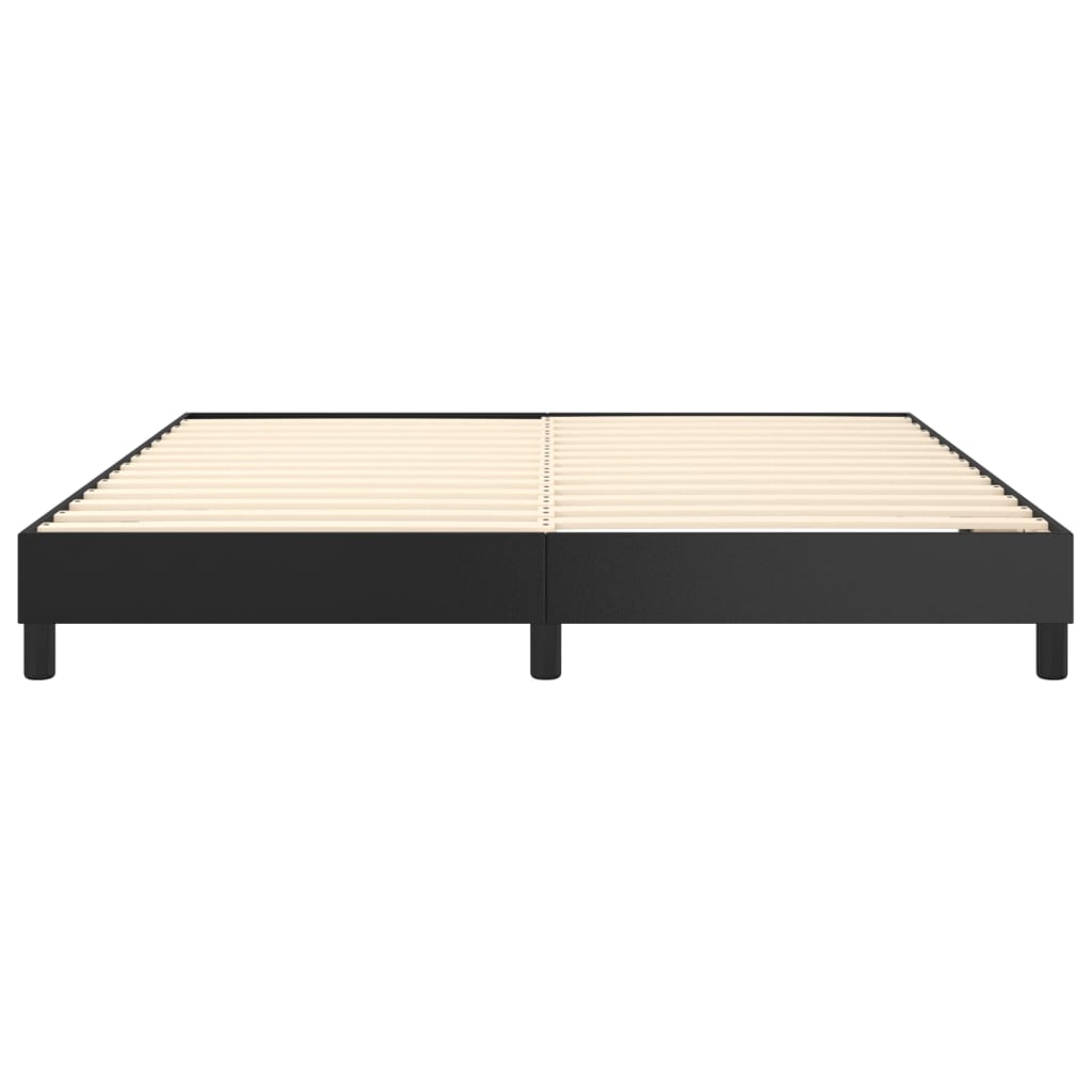 vidaXL Bed Frame Black 72"x83.9" California King Faux Leather