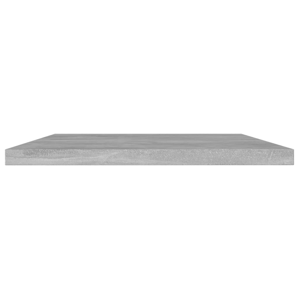 vidaXL Bookshelf Boards 8 pcs Concrete Gray 23.6"x11.8"x0.6" Engineered Wood