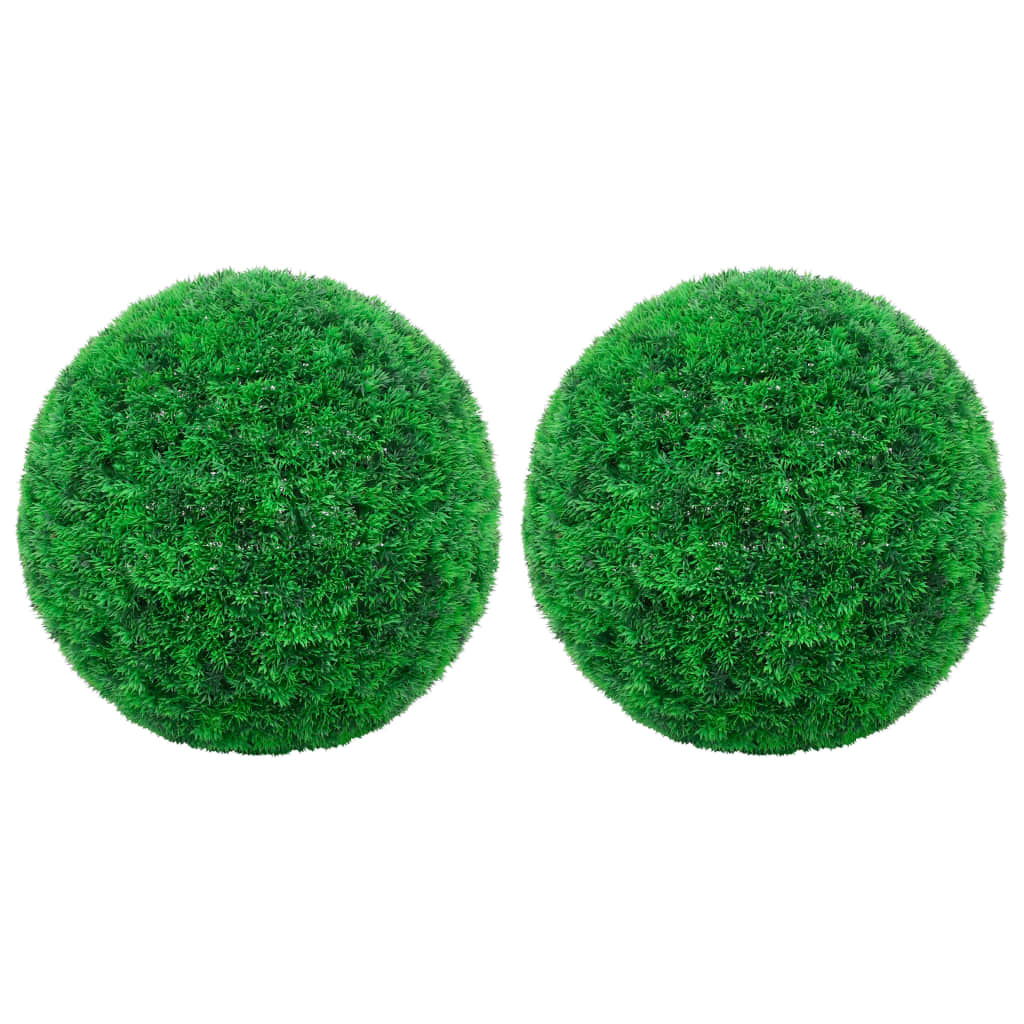 vidaXL Artificial Boxwood Balls 2 pcs 17.7"