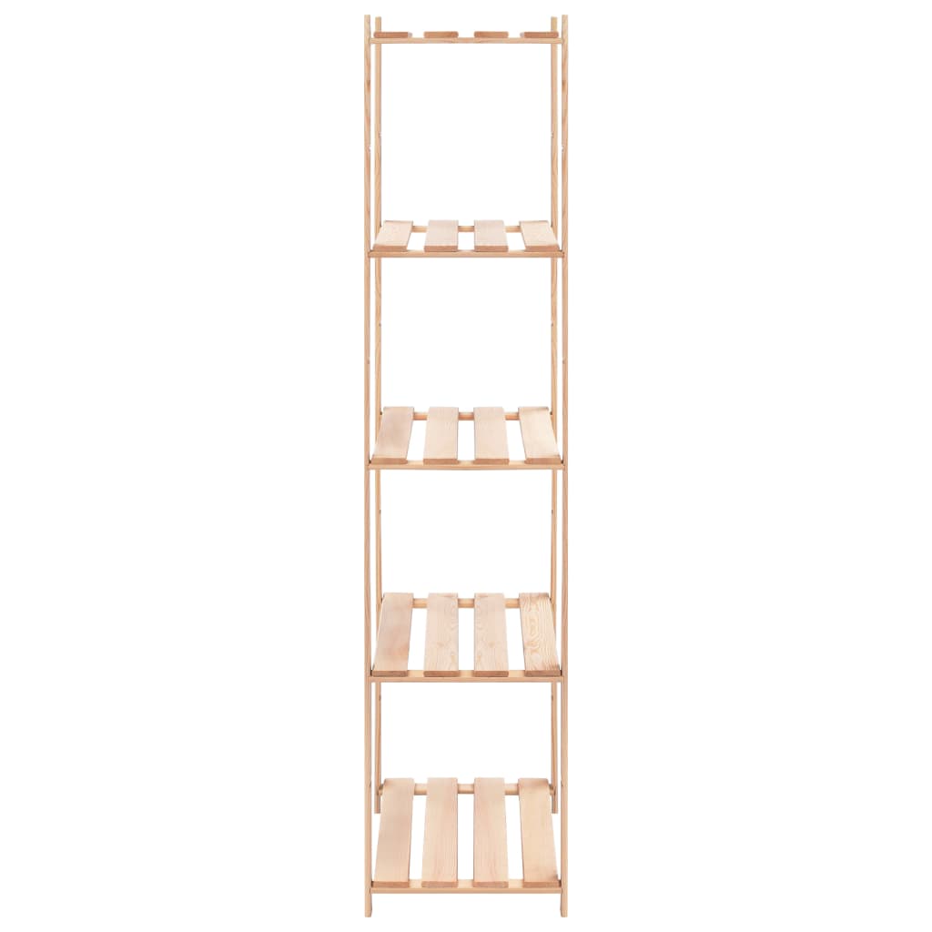 vidaXL 5-Tier Storage Rack 31.5"x15"x66.9" Solid Pinewood 551.2 lb