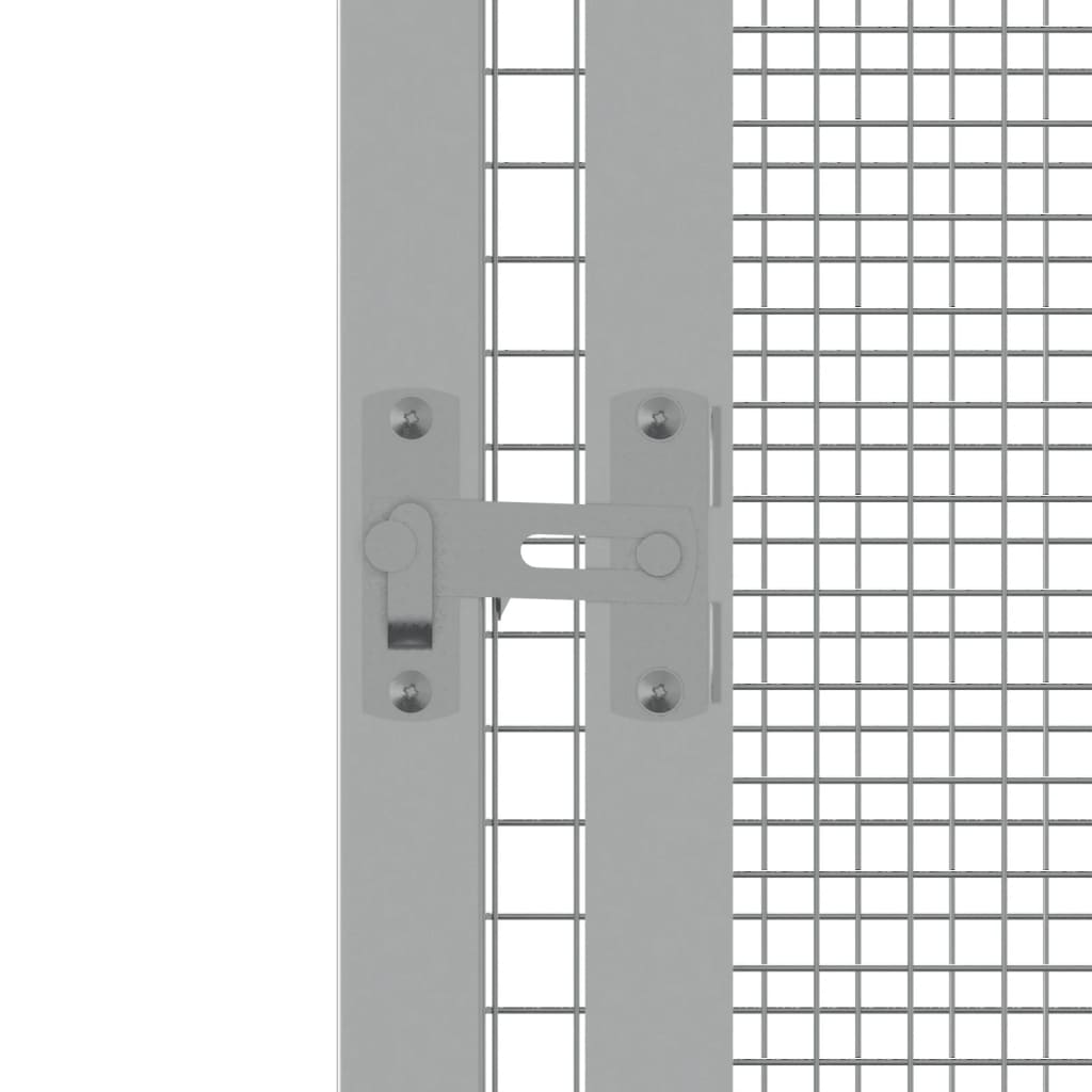 vidaXL Bird Cage Anthracite 119.1"x127.8"x83.3" Galvanized Steel