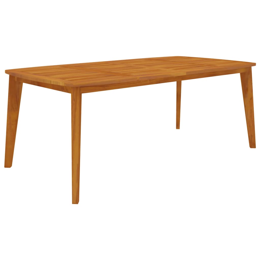 vidaXL Patio Table 78.7"x39.4"x29.5" Solid Wood Acacia