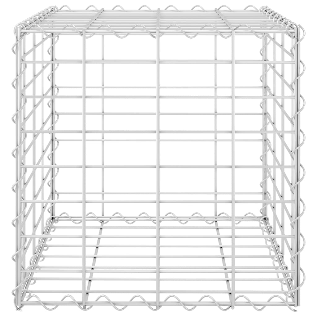 vidaXL Cube Gabion Raised Bed Steel Wire 15.7"x15.7"x15.7"