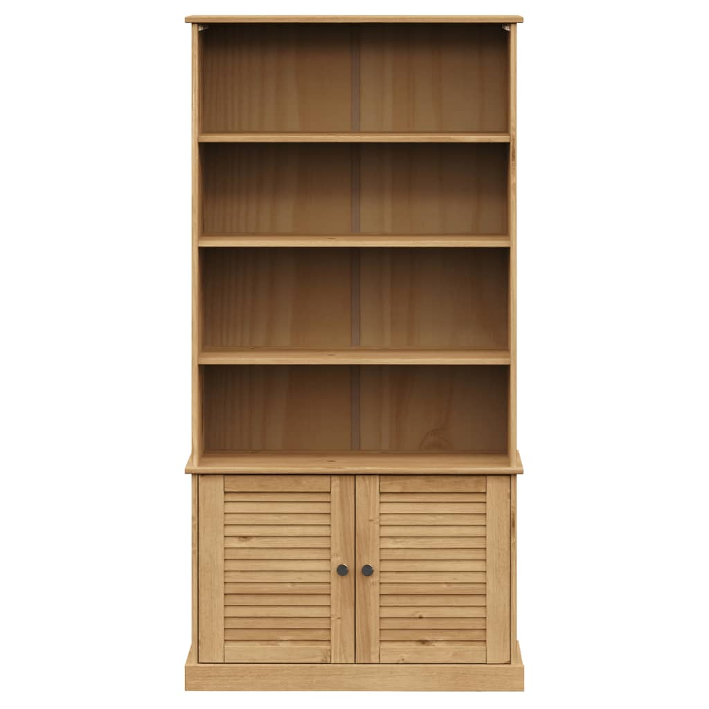 vidaXL Bookcase VIGO 33.5"x13.8"x66.9" Solid Wood Pine