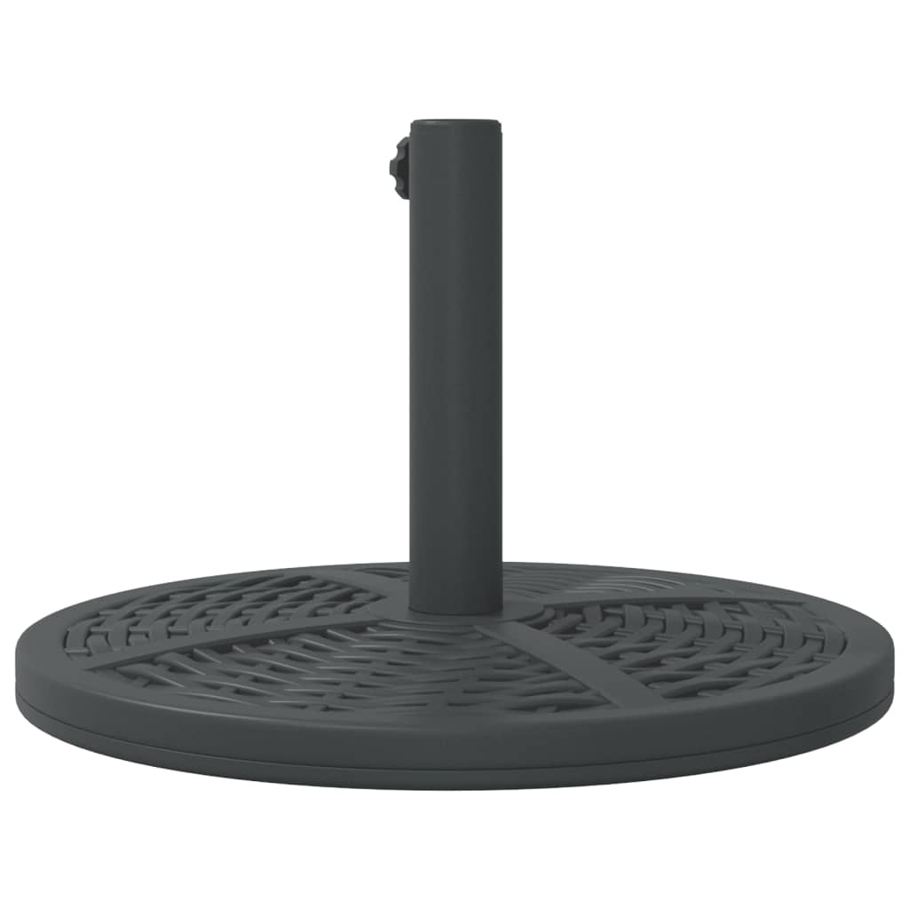 vidaXL Parasol Base for Ø1.5"/1.9" Poles 26.5 lb Round