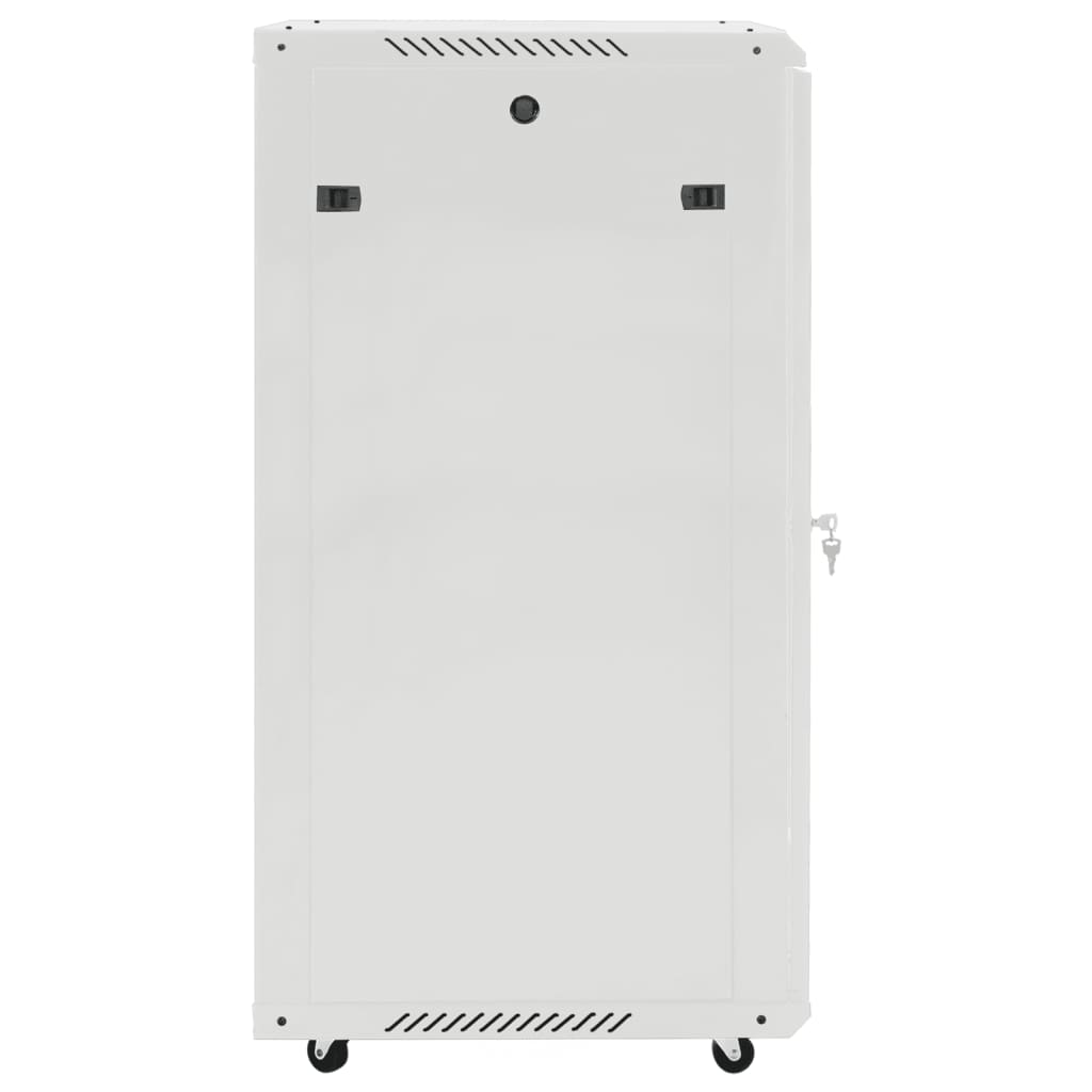 vidaXL 22U Network Cabinet 19" IP20 Gray 23.6"x23.6"x47.2"