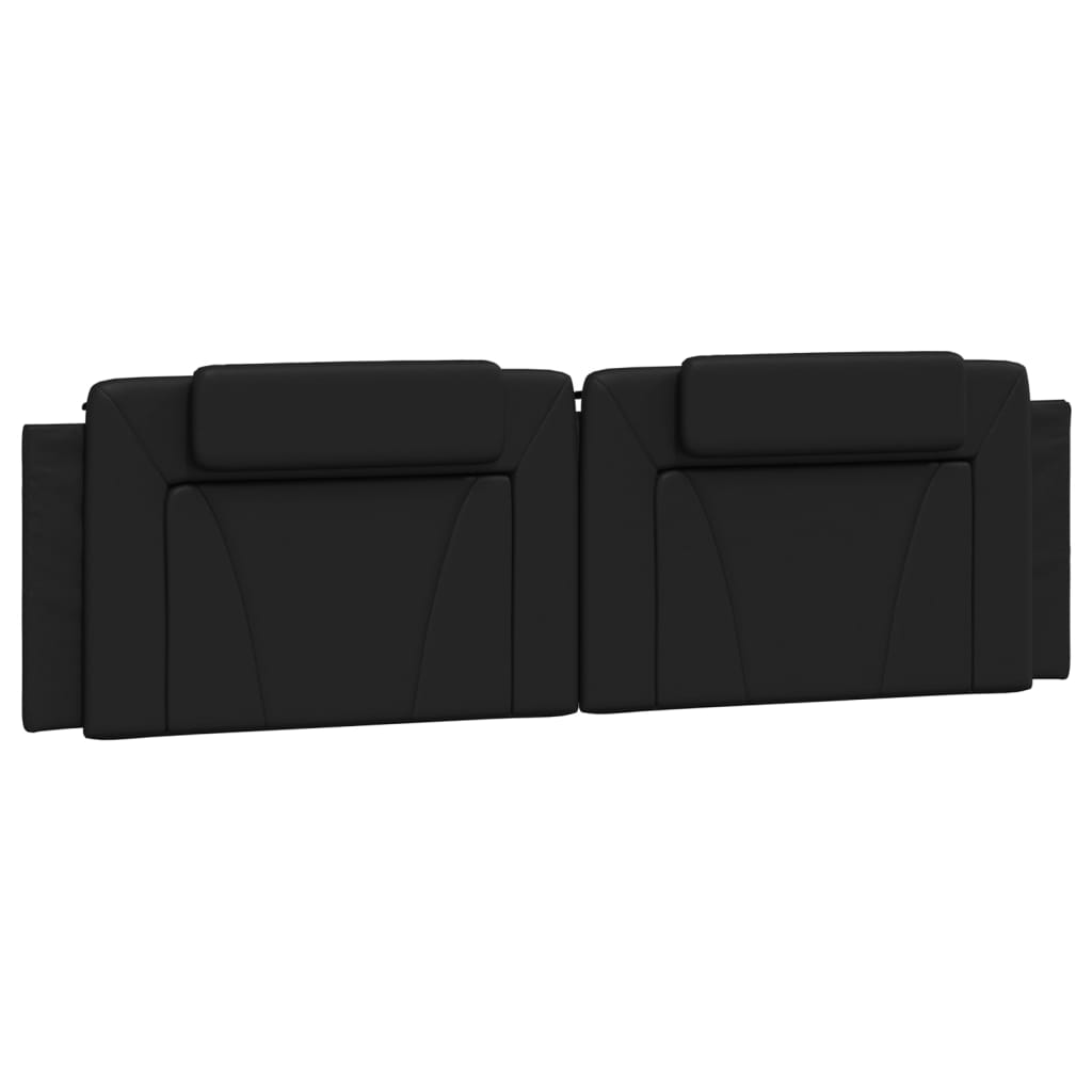 vidaXL Headboard Cushion Black 72" Faux Leather