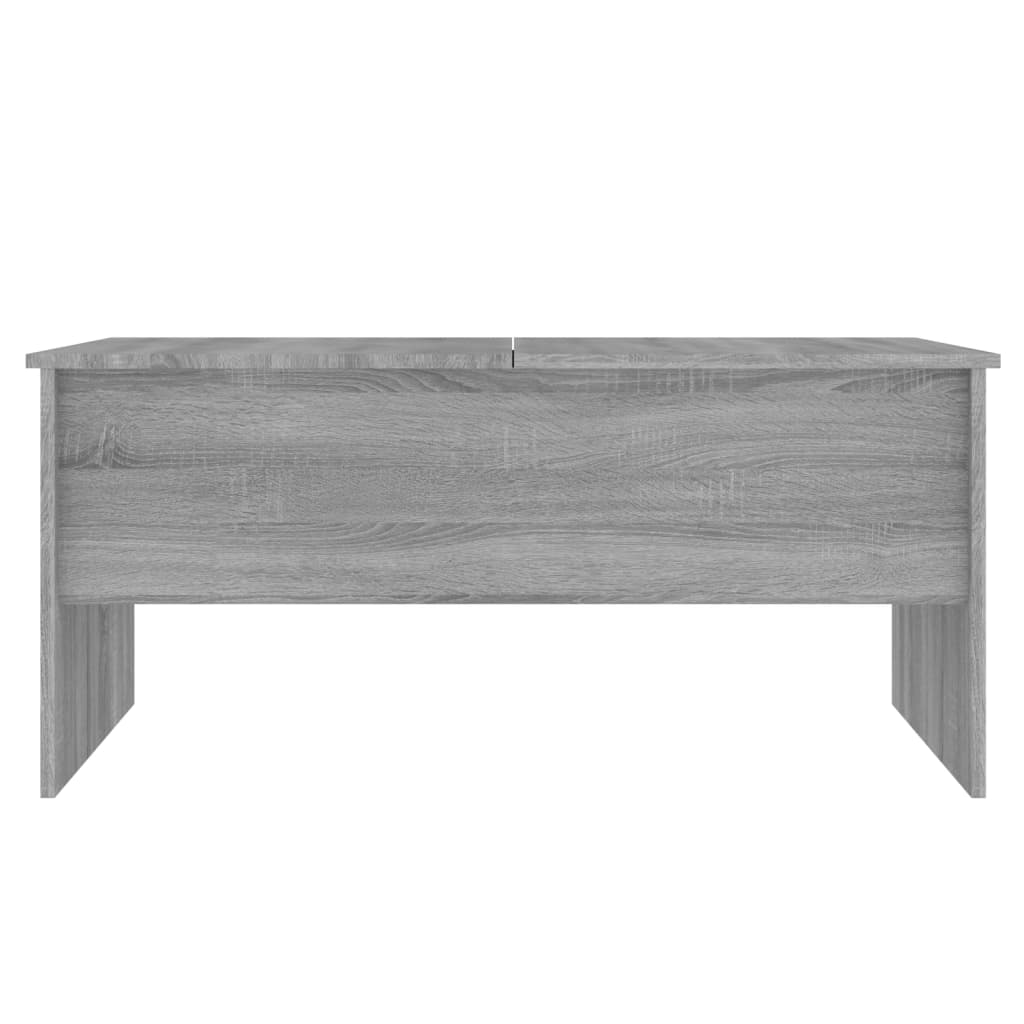 vidaXL Coffee Table Gray Sonoma 40.2"x19.9"x18.3" Engineered Wood