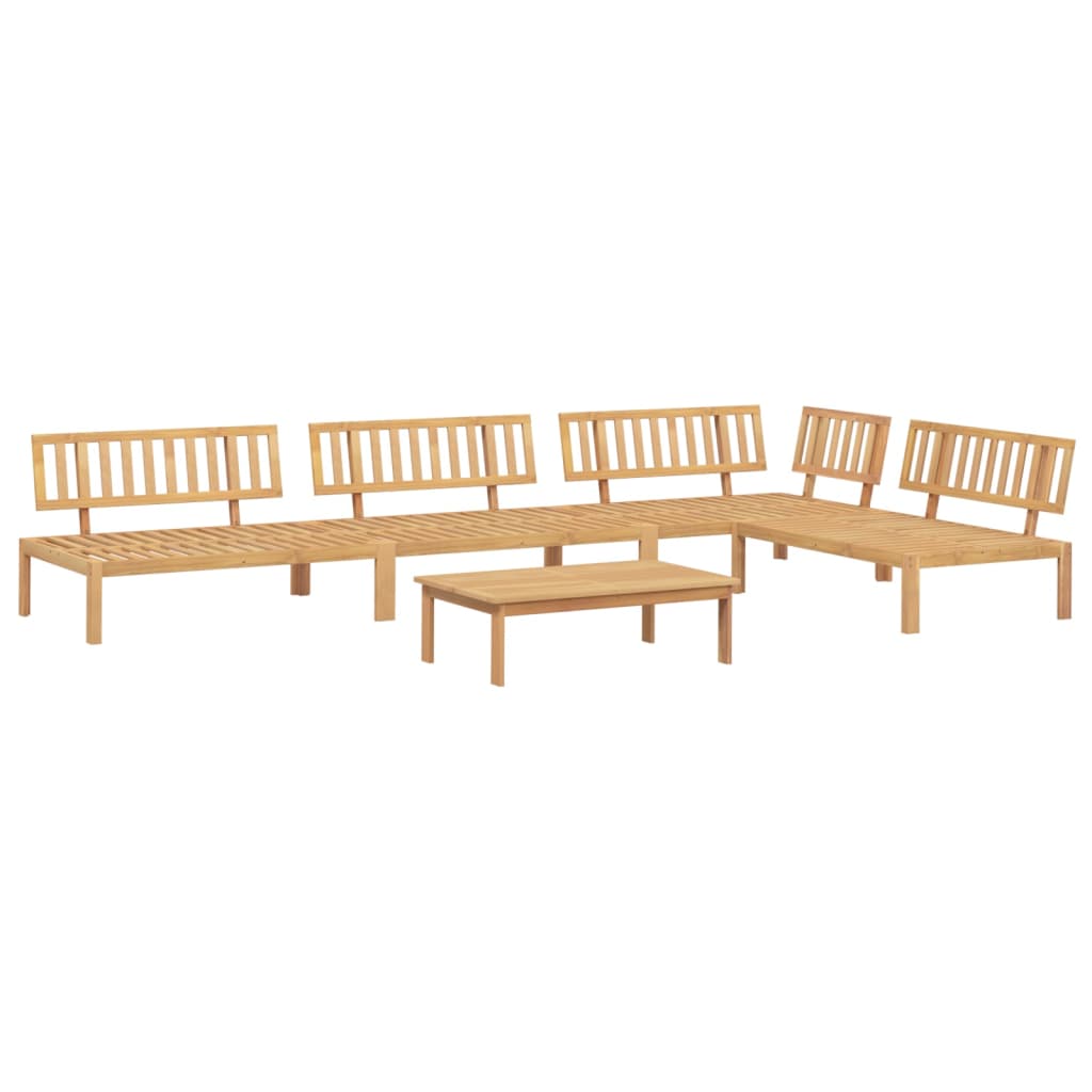 vidaXL 5 Piece Patio Pallet Sofa Set Solid Wood Acacia