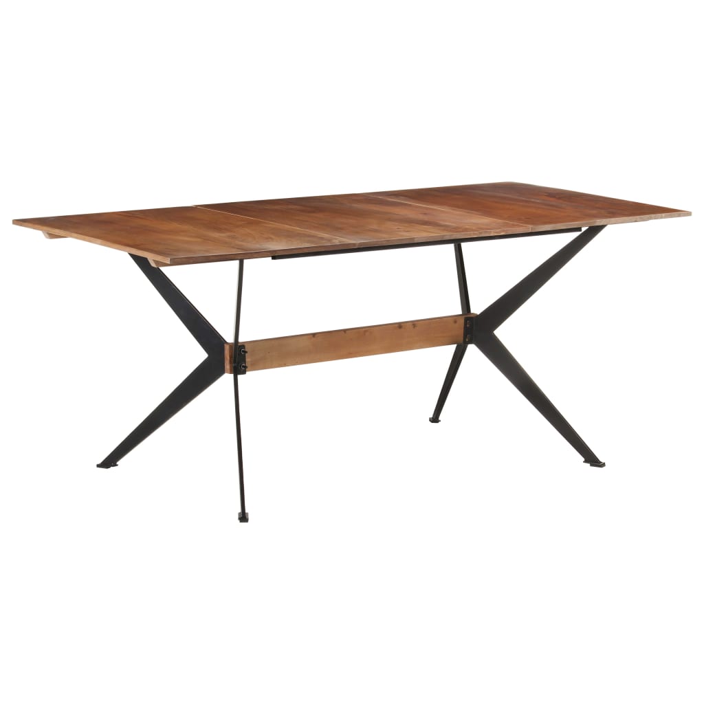 vidaXL Dining Table 70.9"x35.4"x29.9" Solid Mango Wood