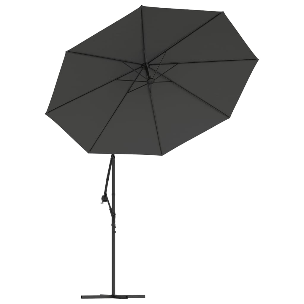 vidaXL Replacement Fabric for Cantilever Umbrella Anthracite 118.1"