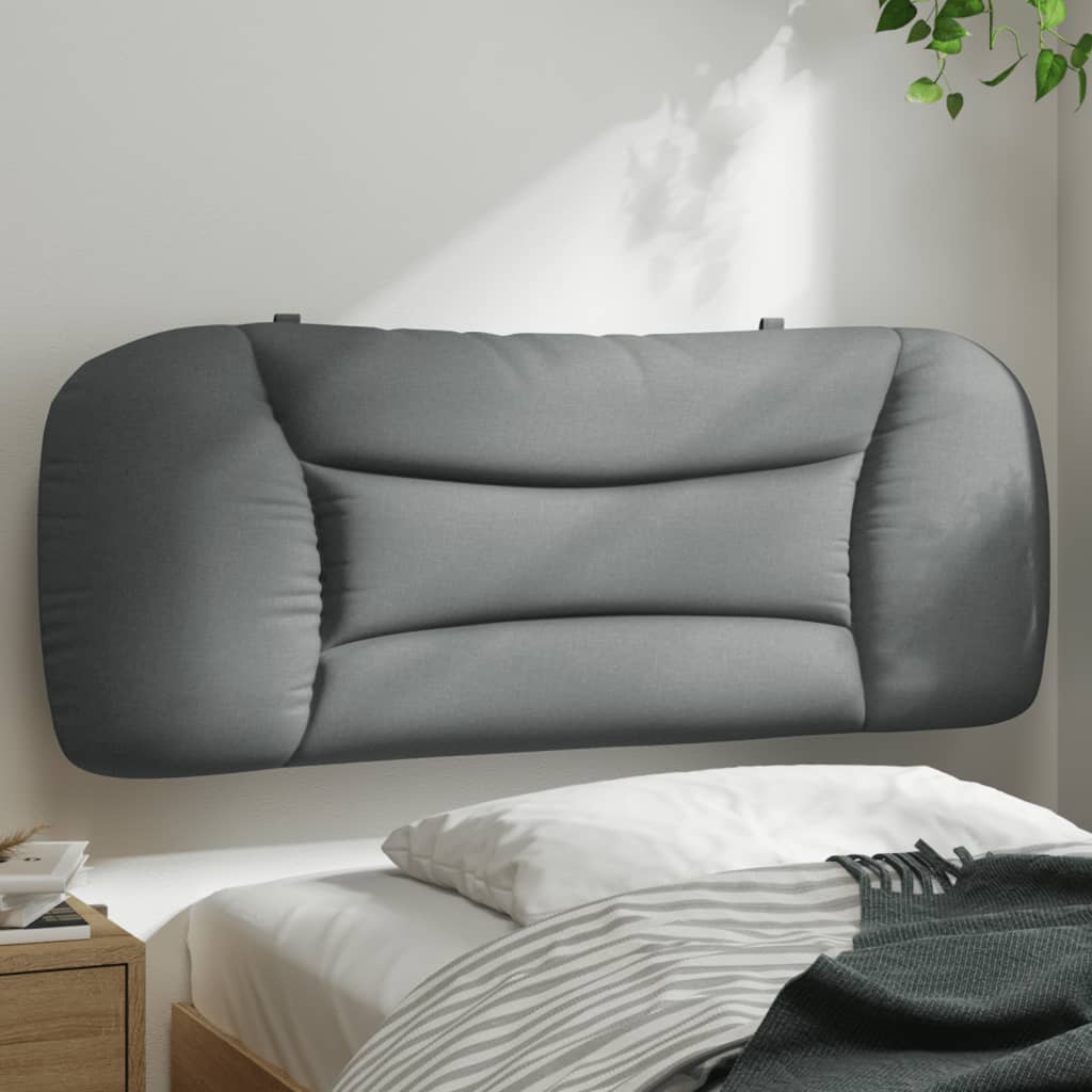 vidaXL Headboard Cushion Light Gray 39.4" Fabric