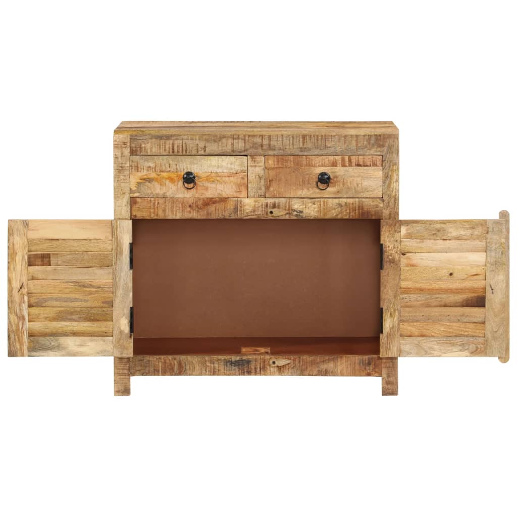 vidaXL Sideboard 27.6"x11.8"x26.8" Solid Wood Mango