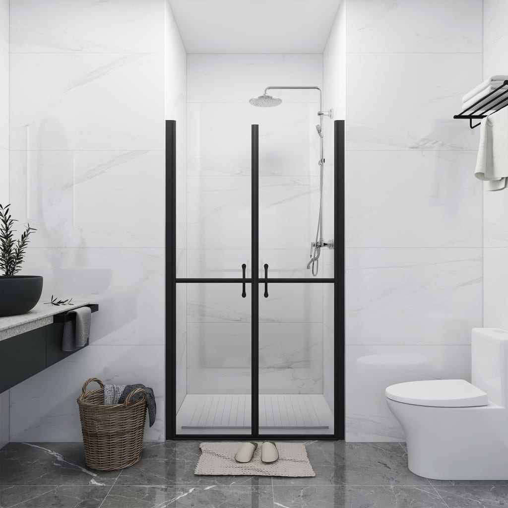 vidaXL Shower Door Clear ESG (28.7"-29.9")x74.8"