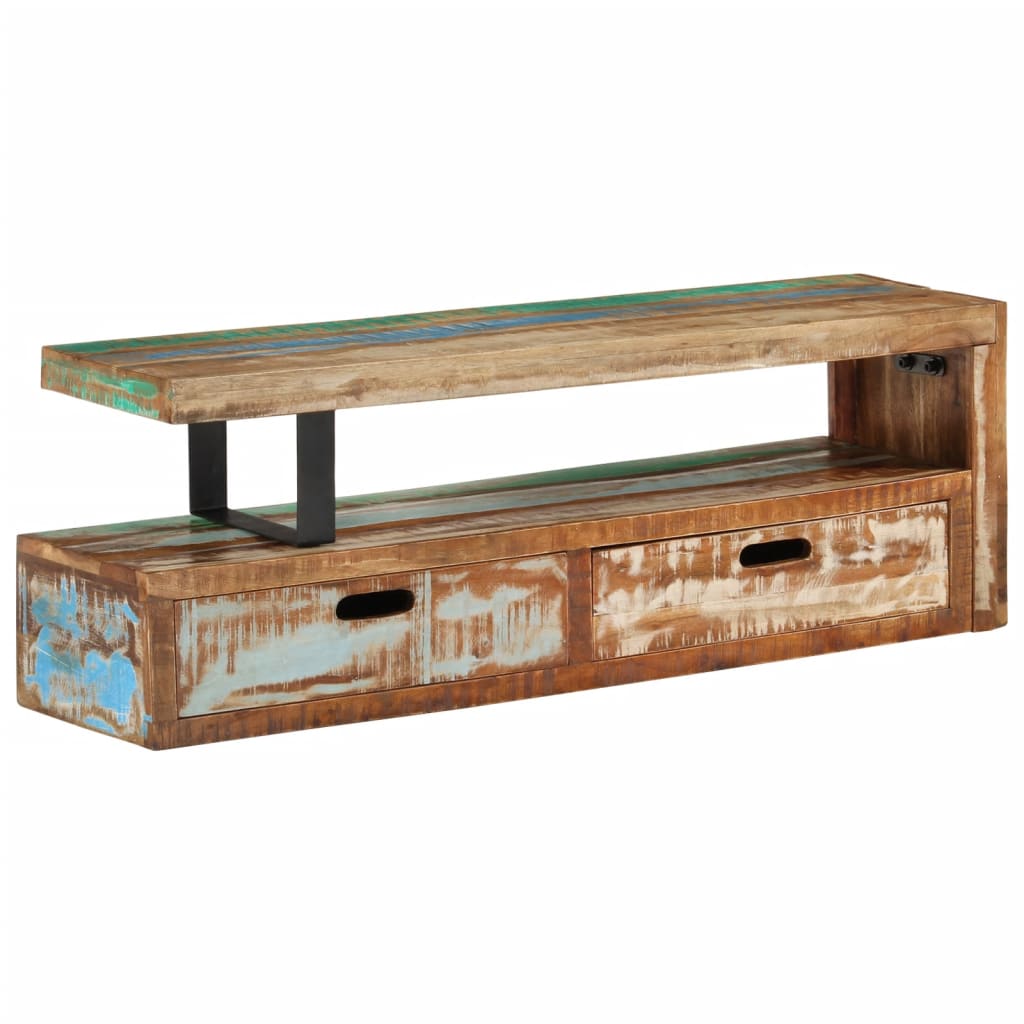 vidaXL TV Stand Solid Wood Reclaimed