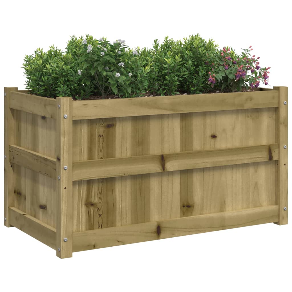 vidaXL Garden Planters 2 pcs Impregnated Wood Pine