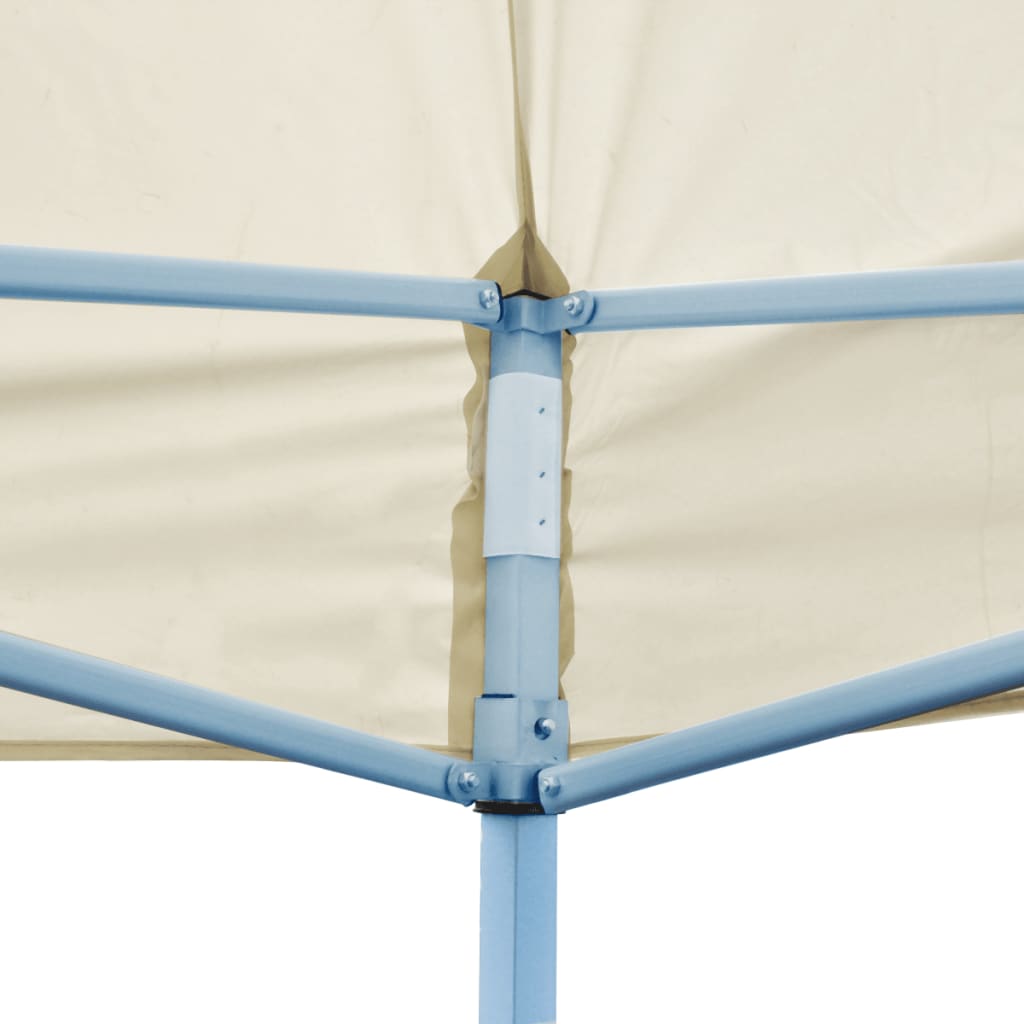 vidaXL Cream Foldable Pop-up Party Tent 9.8'x19.7'