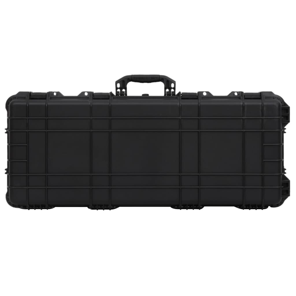 vidaXL Wheeled Flight Case Black 37.8"x16.5"x6.3" PP