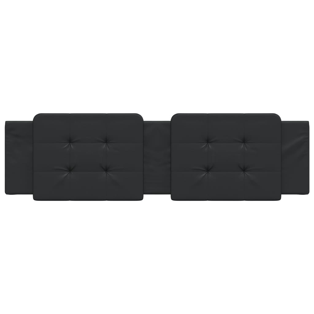 vidaXL Headboard Cushion Black 72" Faux Leather