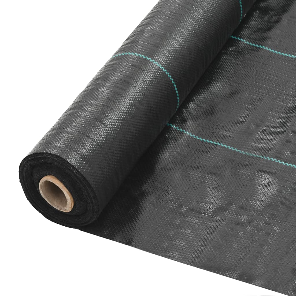 vidaXL Weed & Root Control Mat PP 6.6'x16.4' Black