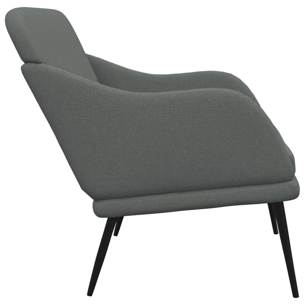 vidaXL Bench Dark Gray 43.3"x29.9"x31.5" Fabric