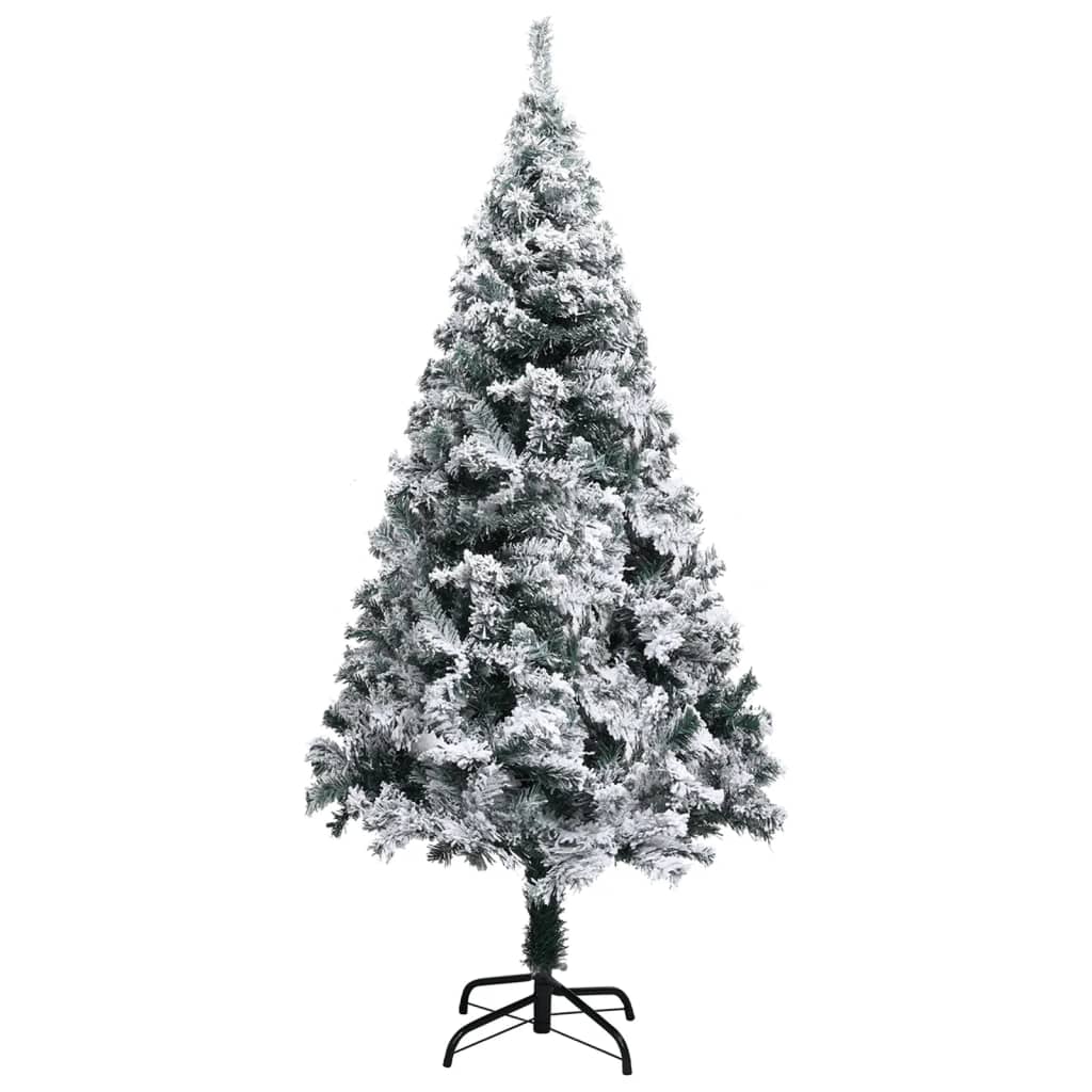 vidaXL Artificial Pre-lit Christmas Tree with Ball Set Green 47.2"