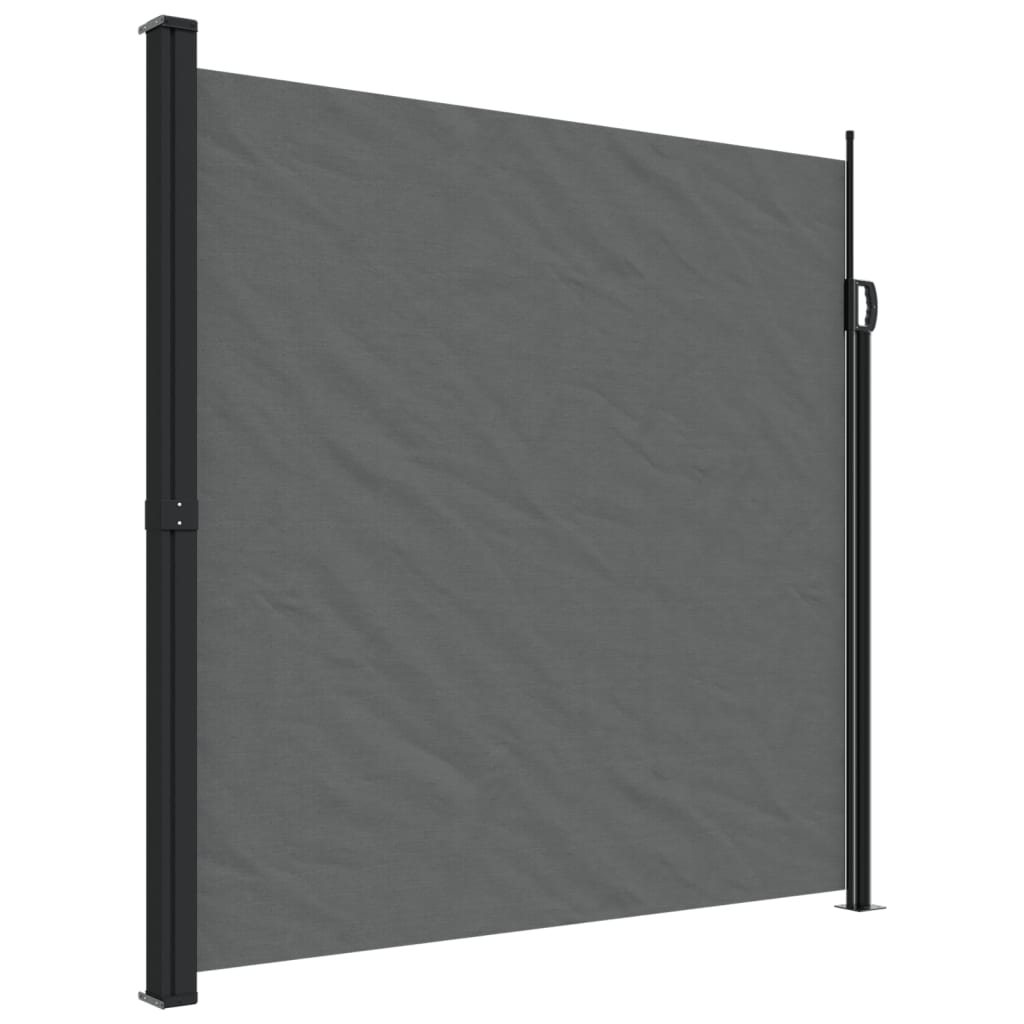 vidaXL Retractable Side Awning Anthracite 78.7"x196.9"